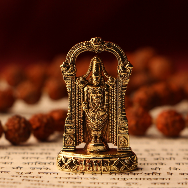 Shri Venkateshwara Idol/Murti in Pure Brass