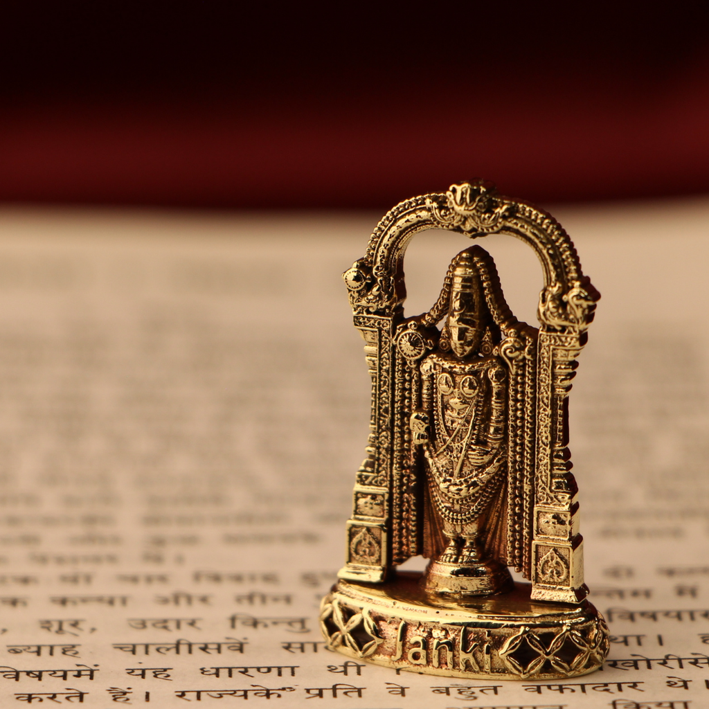 Shri Venkateshwara Idol/Murti in Pure Brass