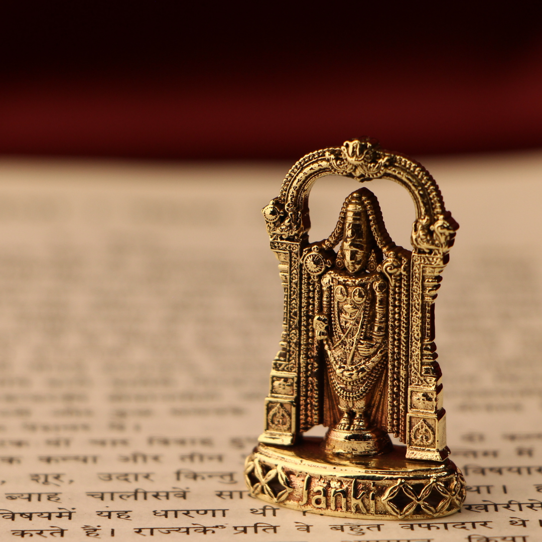 Shri Venkateshwara Idol/Murti in Pure Brass