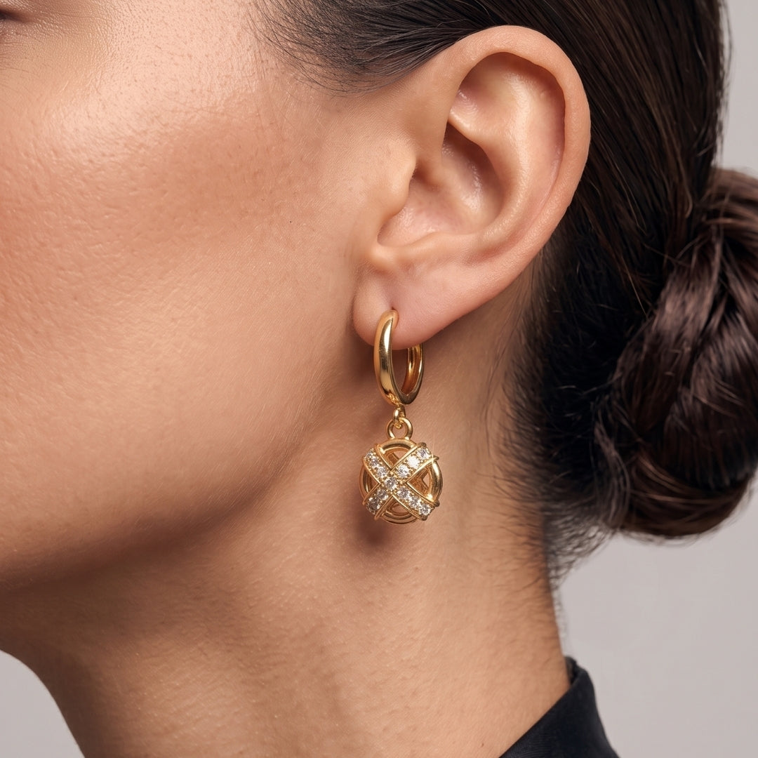 Jaipur Basket Dangling Earrings