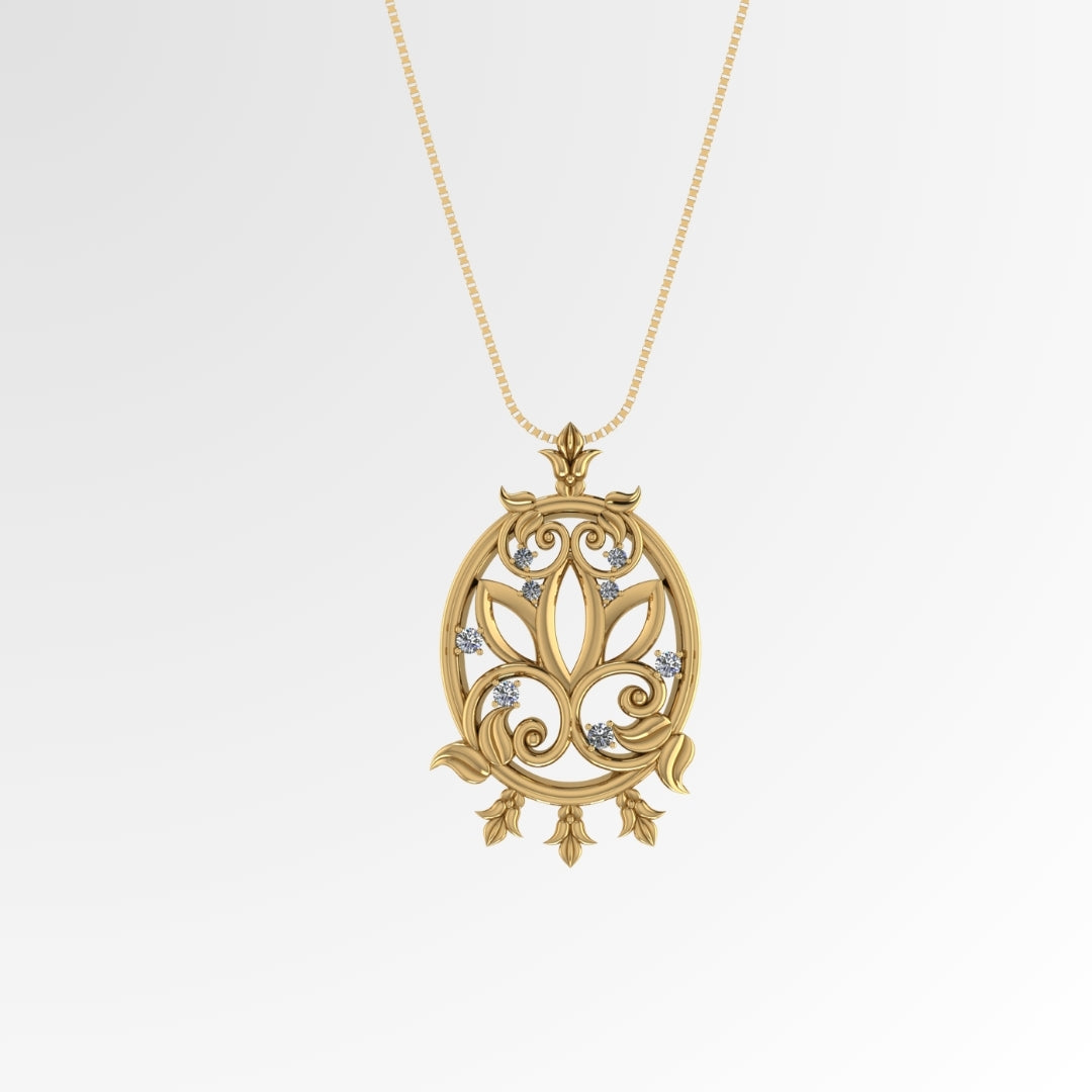 Dvar Necklace with Chain