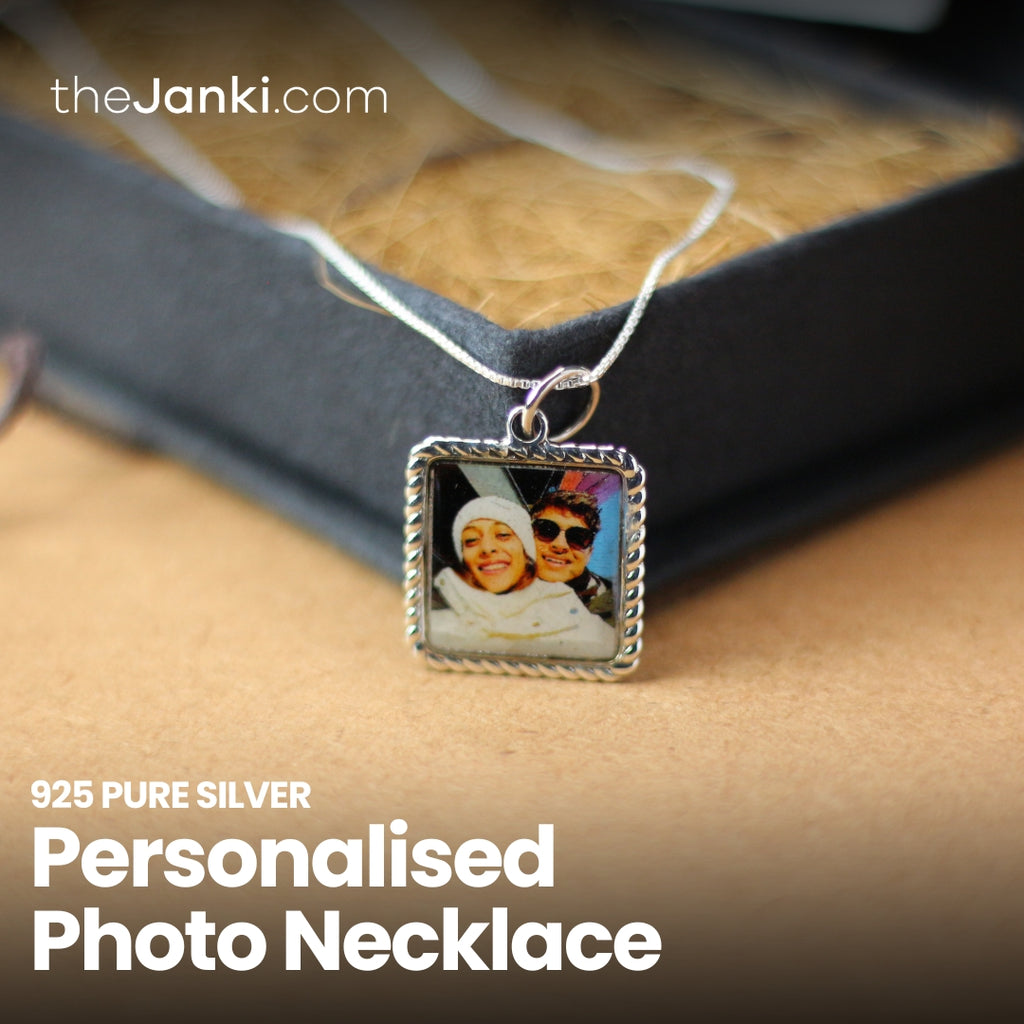 Personalise Happy Photo Necklace