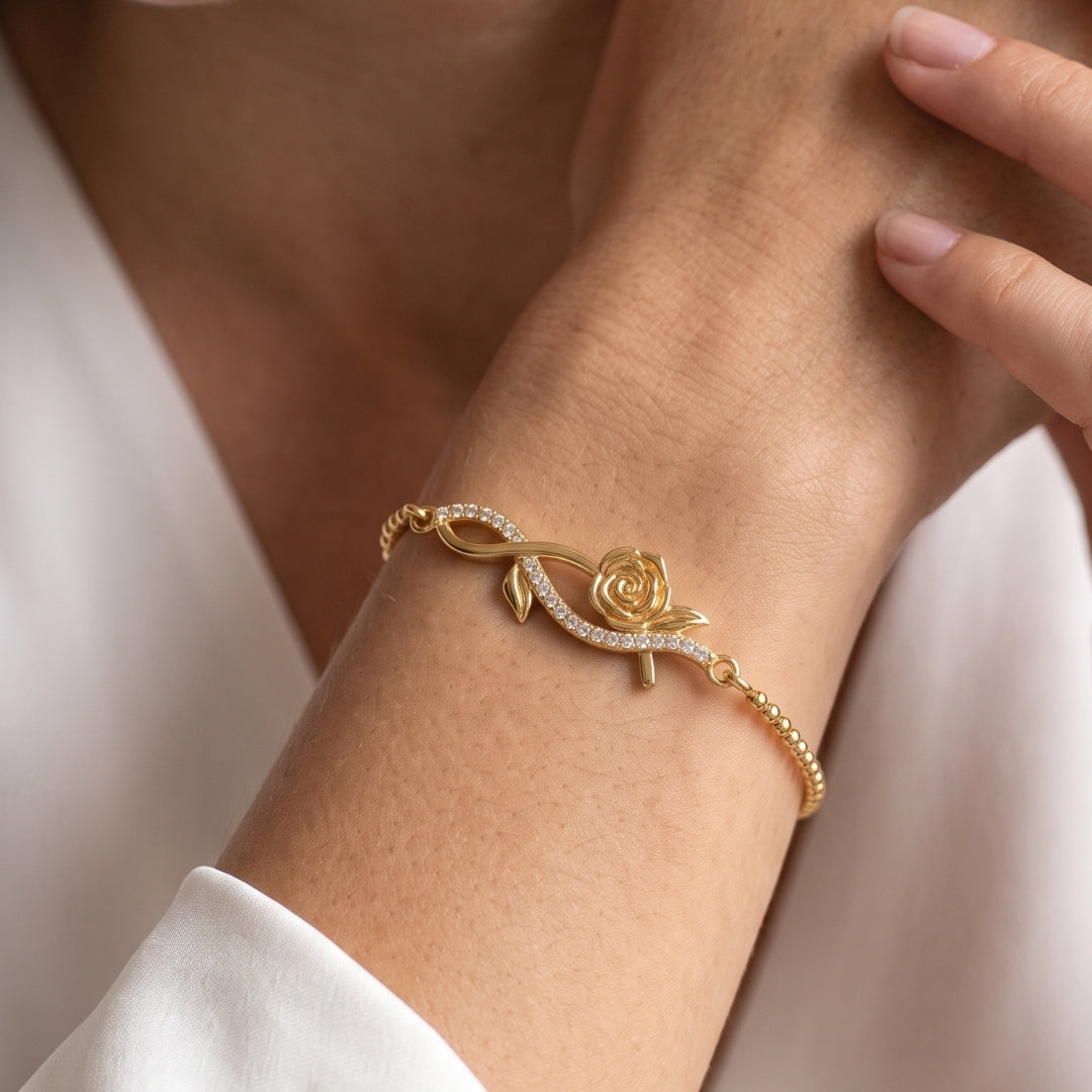 Rosé Infinity Bracelet