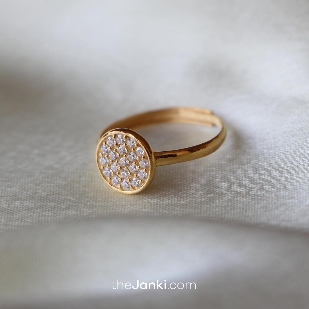 Janki Moon Cluster Ring (Adjustable Size)