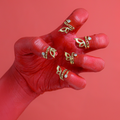 "Udaan Charm" Nail Ring Set of 5