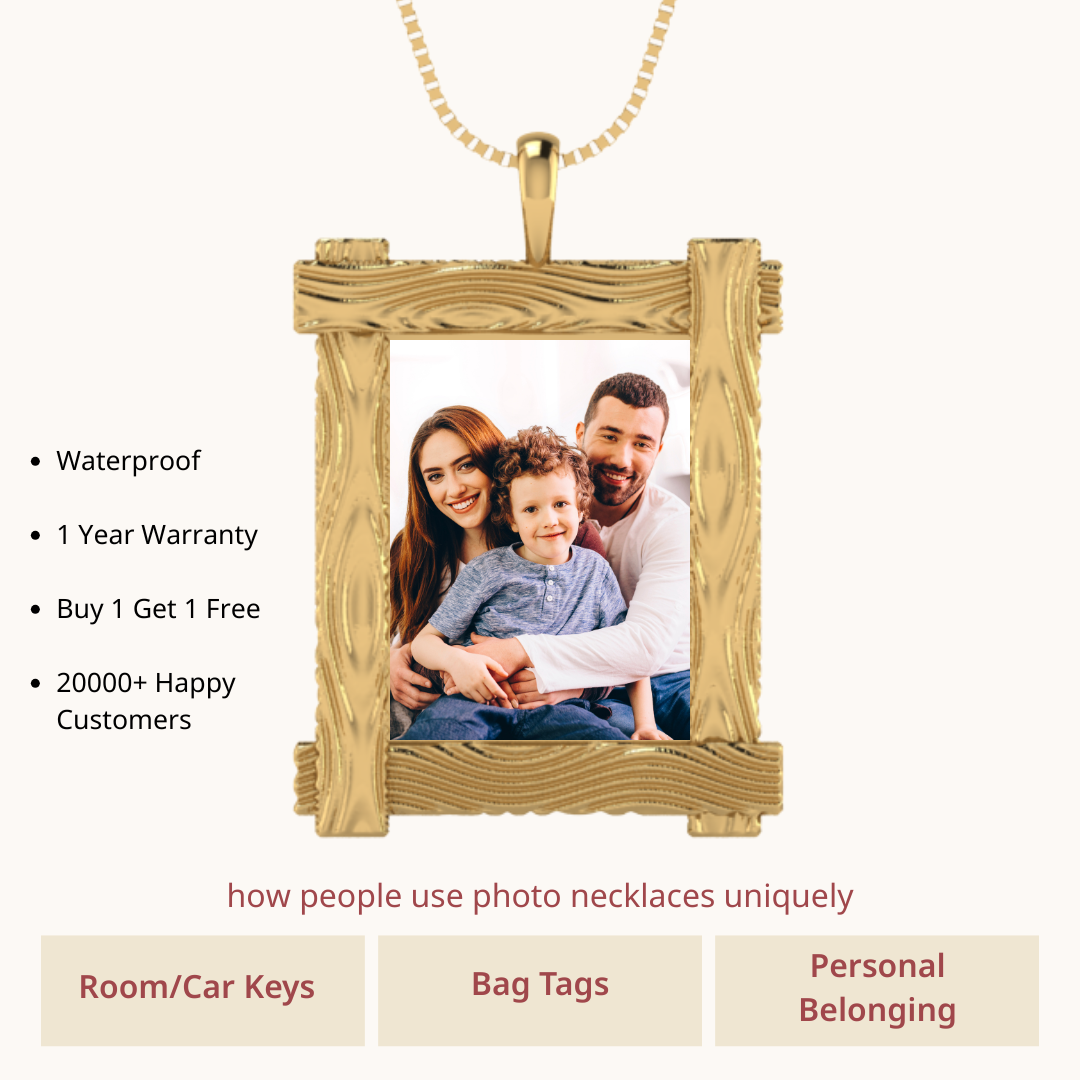 Antique Gilt Frame Photo Locket