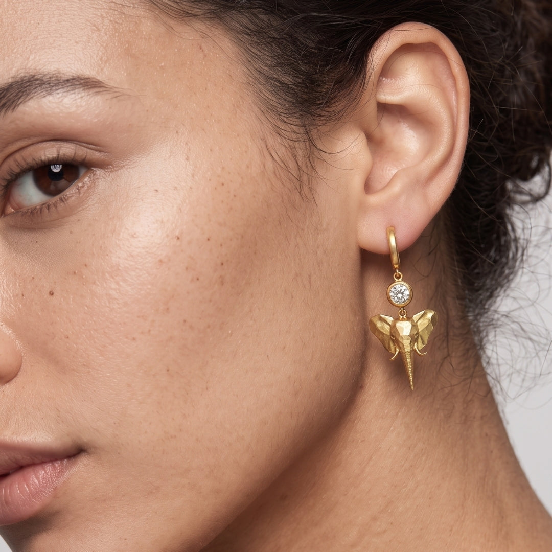 Jambo Diamond Dangling Earrings