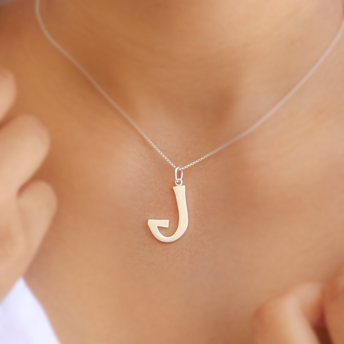 Aurora Initial Necklace with chain ( A to Z Available)