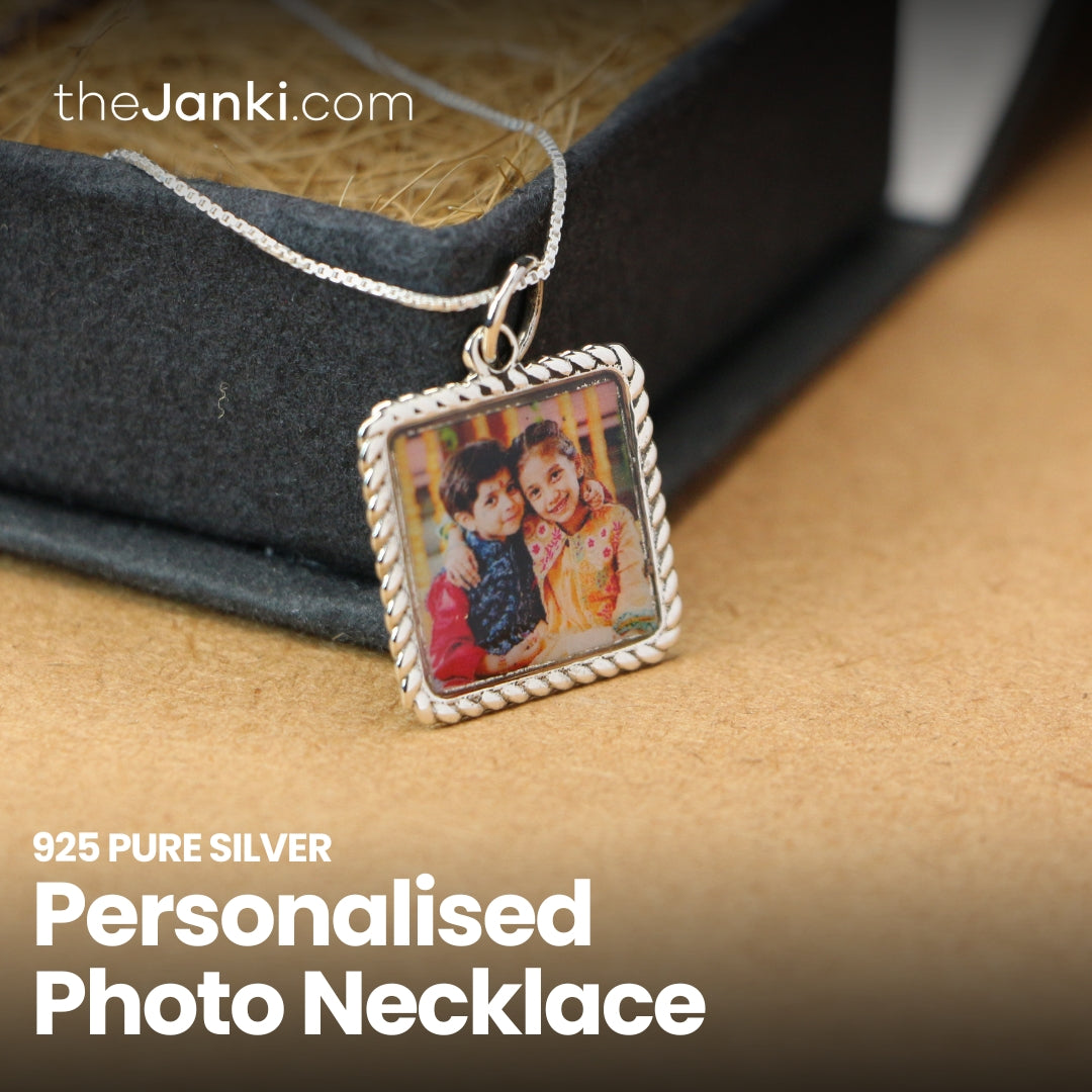 Personalise Happy Photo Necklace