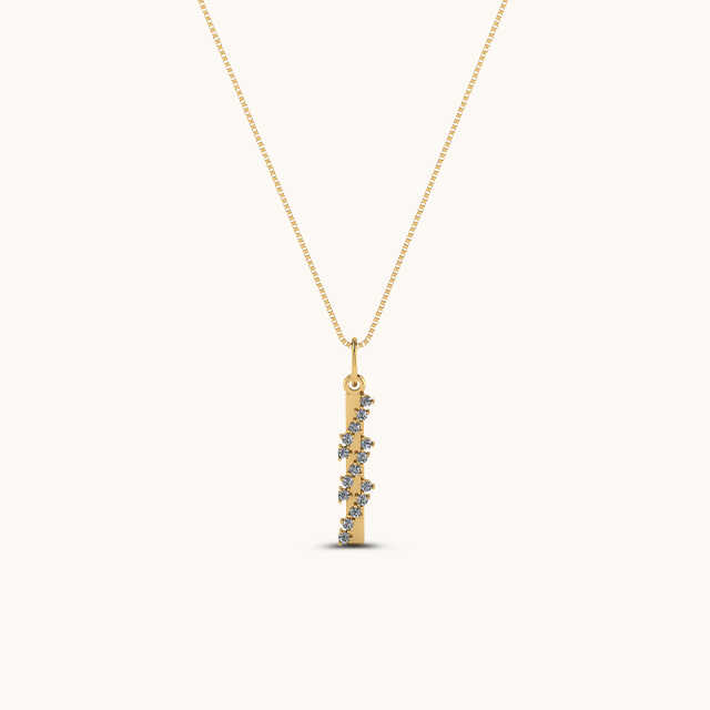 Silver Stick Necklace