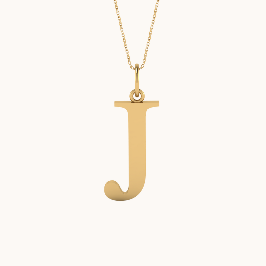 Old Money Initial Necklace with chain ( A to Z Available)