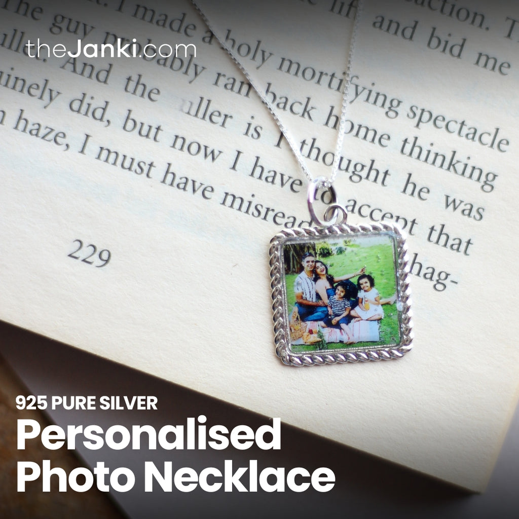 Personalise Happy Photo Necklace
