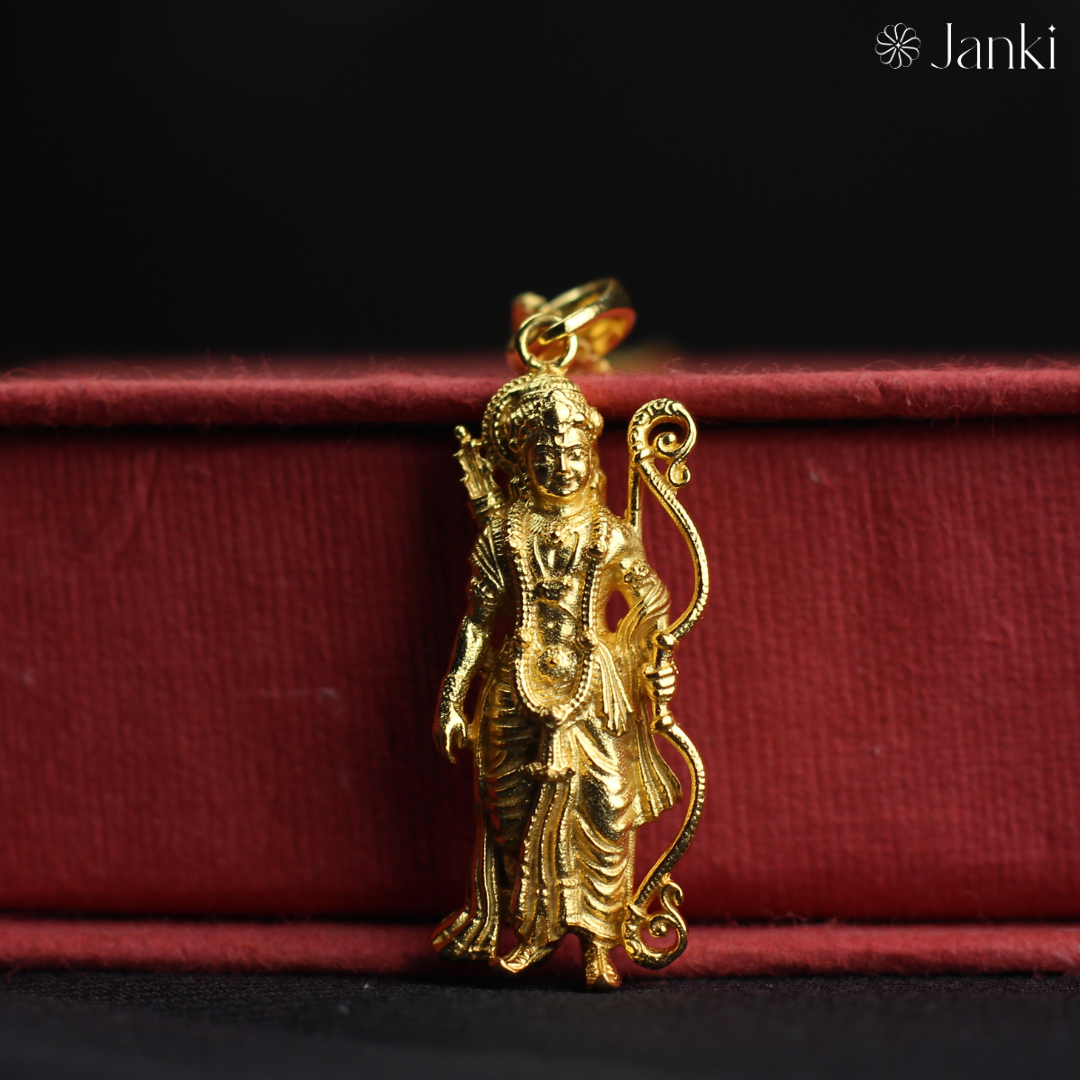 Shri Raghav Ram Pendant in Ashthadhatu