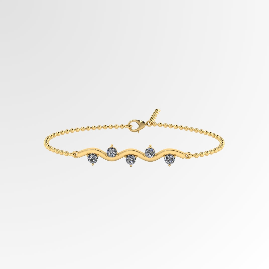 Ondine Wave Bracelet