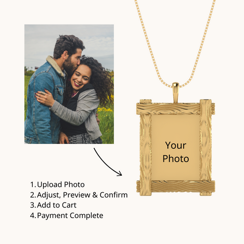 Antique Gilt Frame Photo Locket