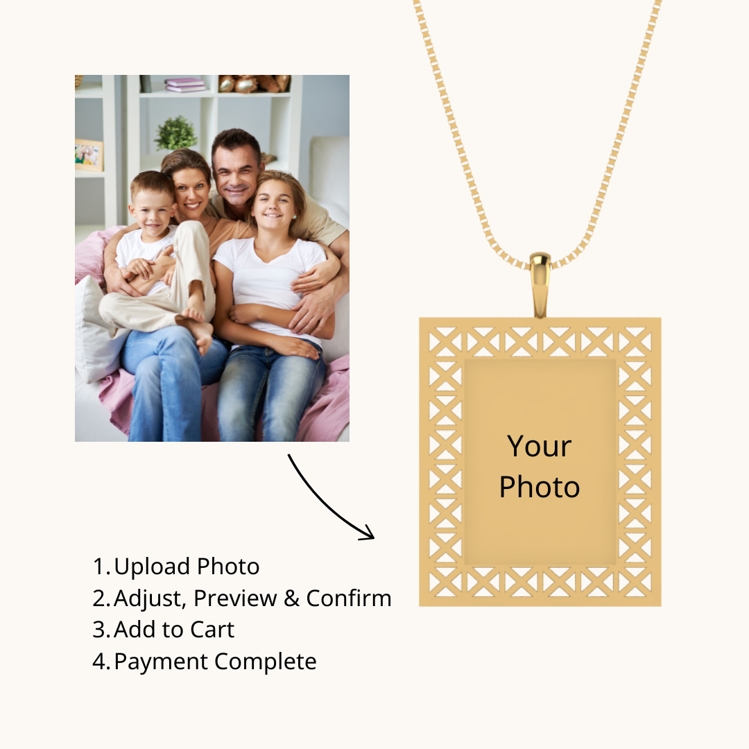 Imperial Photo Necklace