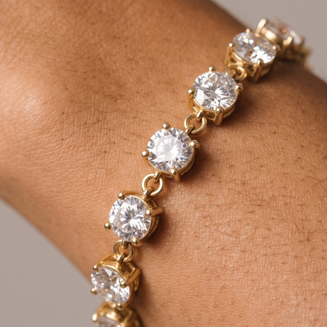 Celeste Solitaire Bracelet