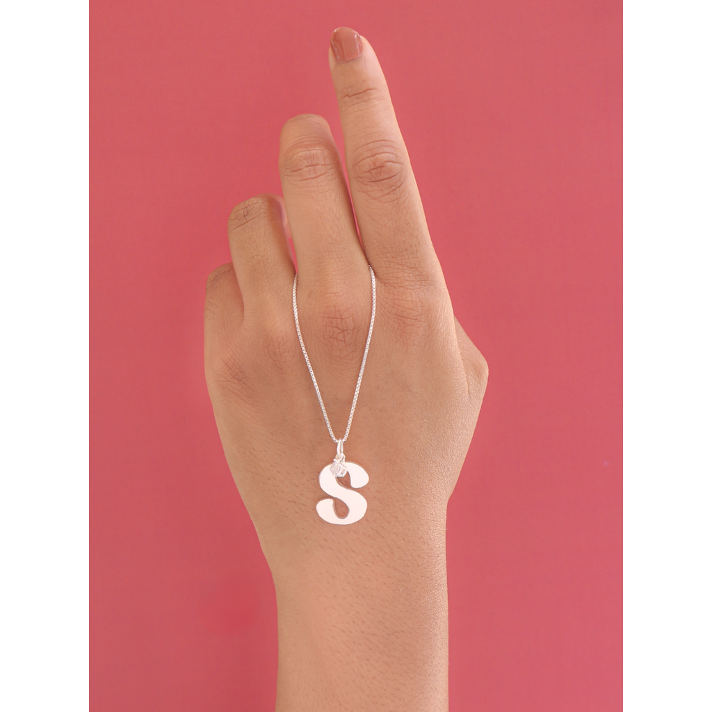 Coco Initial Necklace with chain ( A to Z Available)