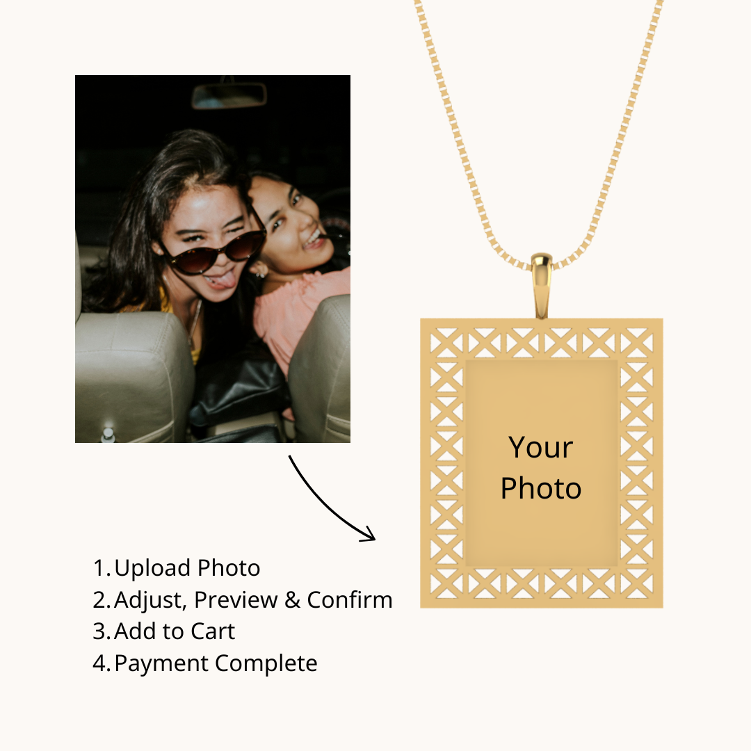 Imperial Photo Necklace