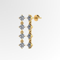 Forth Star Drop Earrings