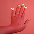 "Sundar Spark" Nail Ring Set of 5