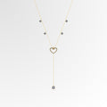 Heart Line Y Necklace