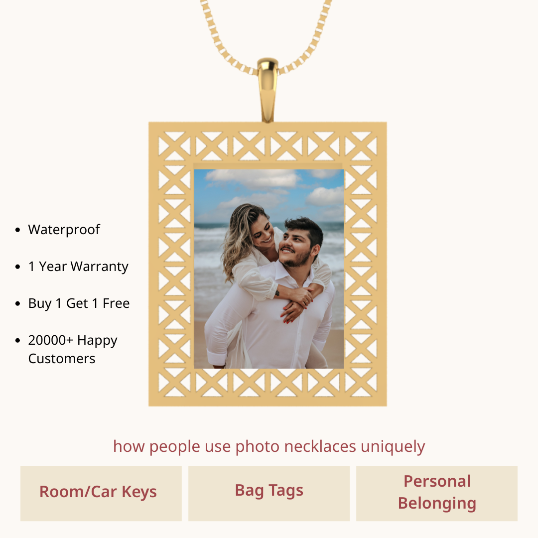 Imperial Photo Necklace