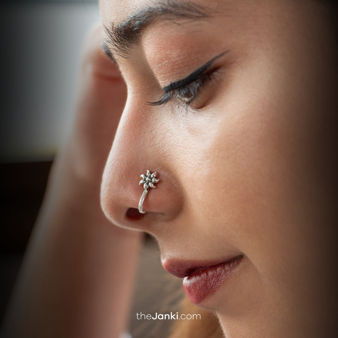 Janki Antique Jasmine Nosepin