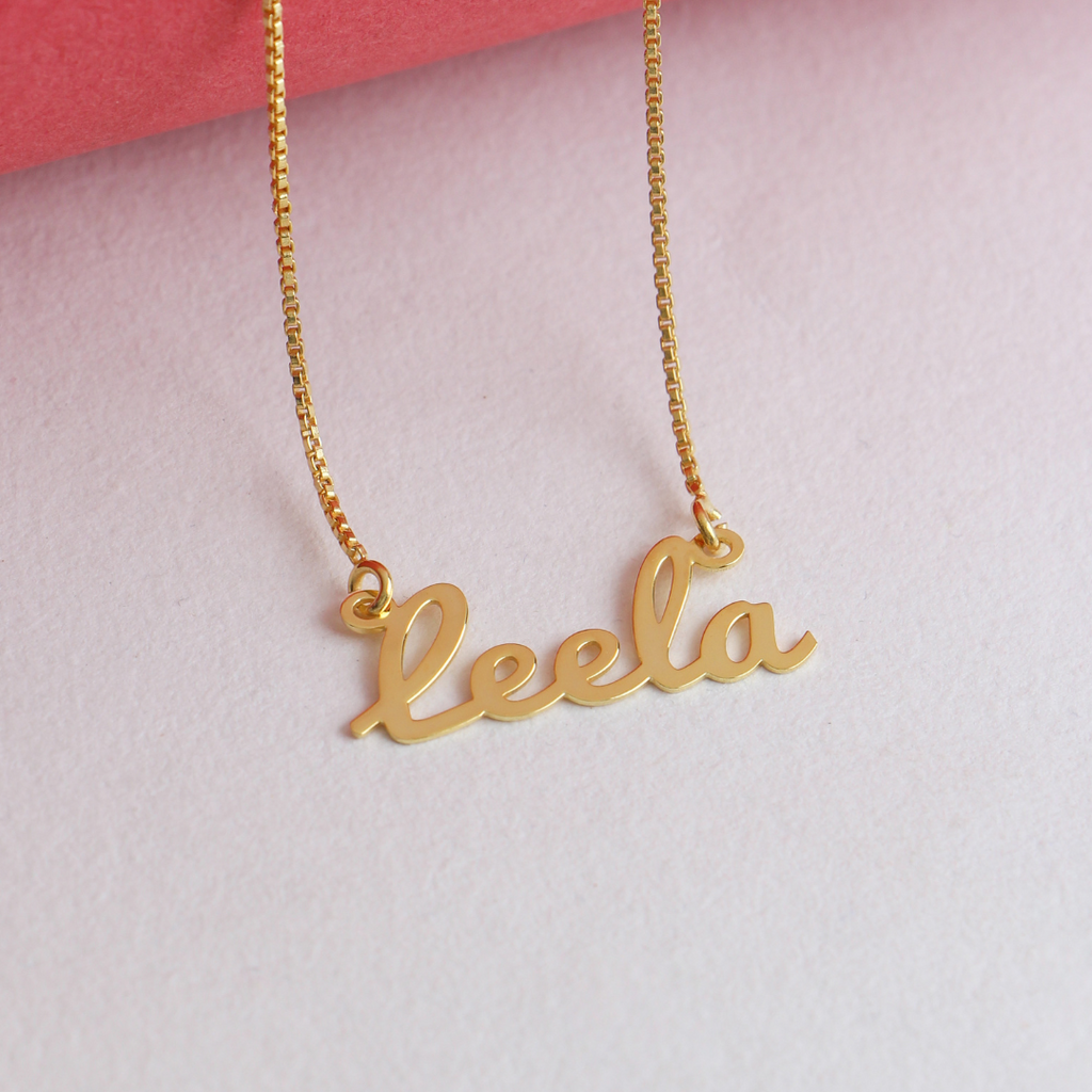 Signature Petals Name Necklace