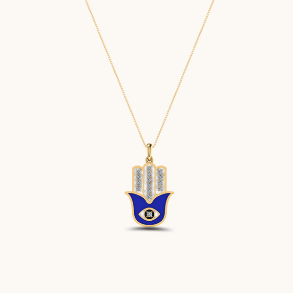 The Watcher Evil Eye Necklace with chain