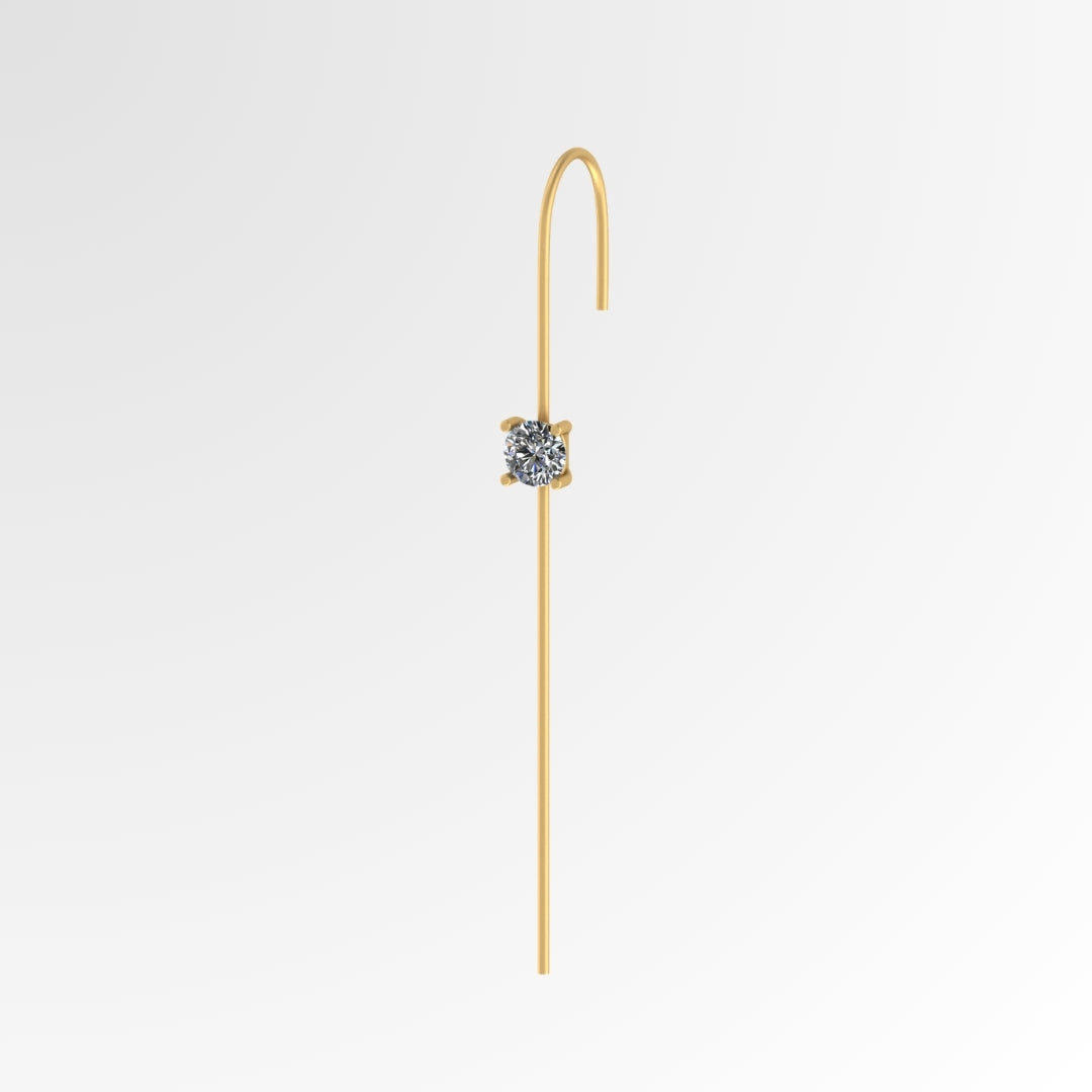 Solitaire Earcuff