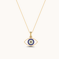 Stellar Evil Eye Necklace with chain