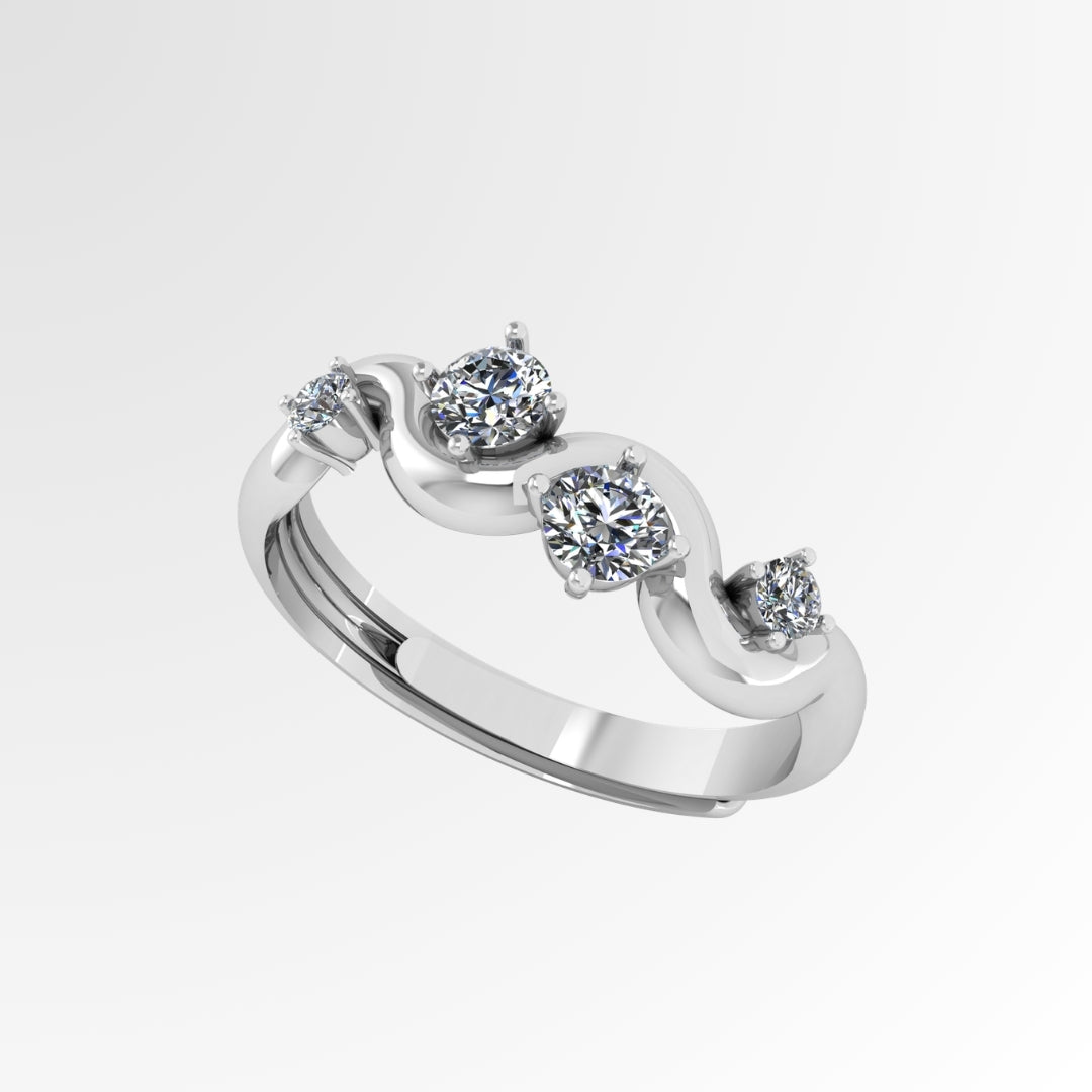 Seraphina Wave Ring