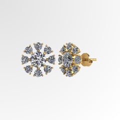 Lucky Solitaire Earrings