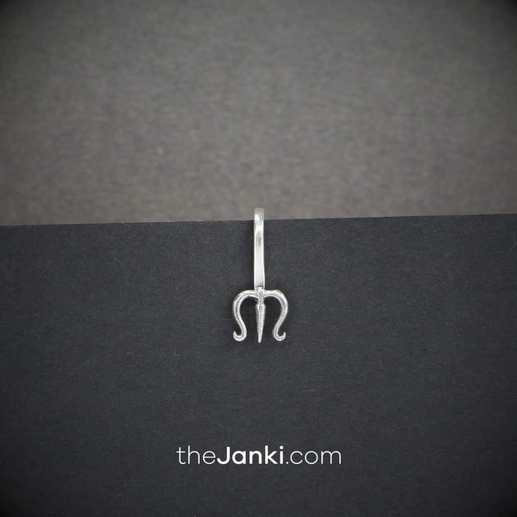 Janki Antique Trishul Nosepin