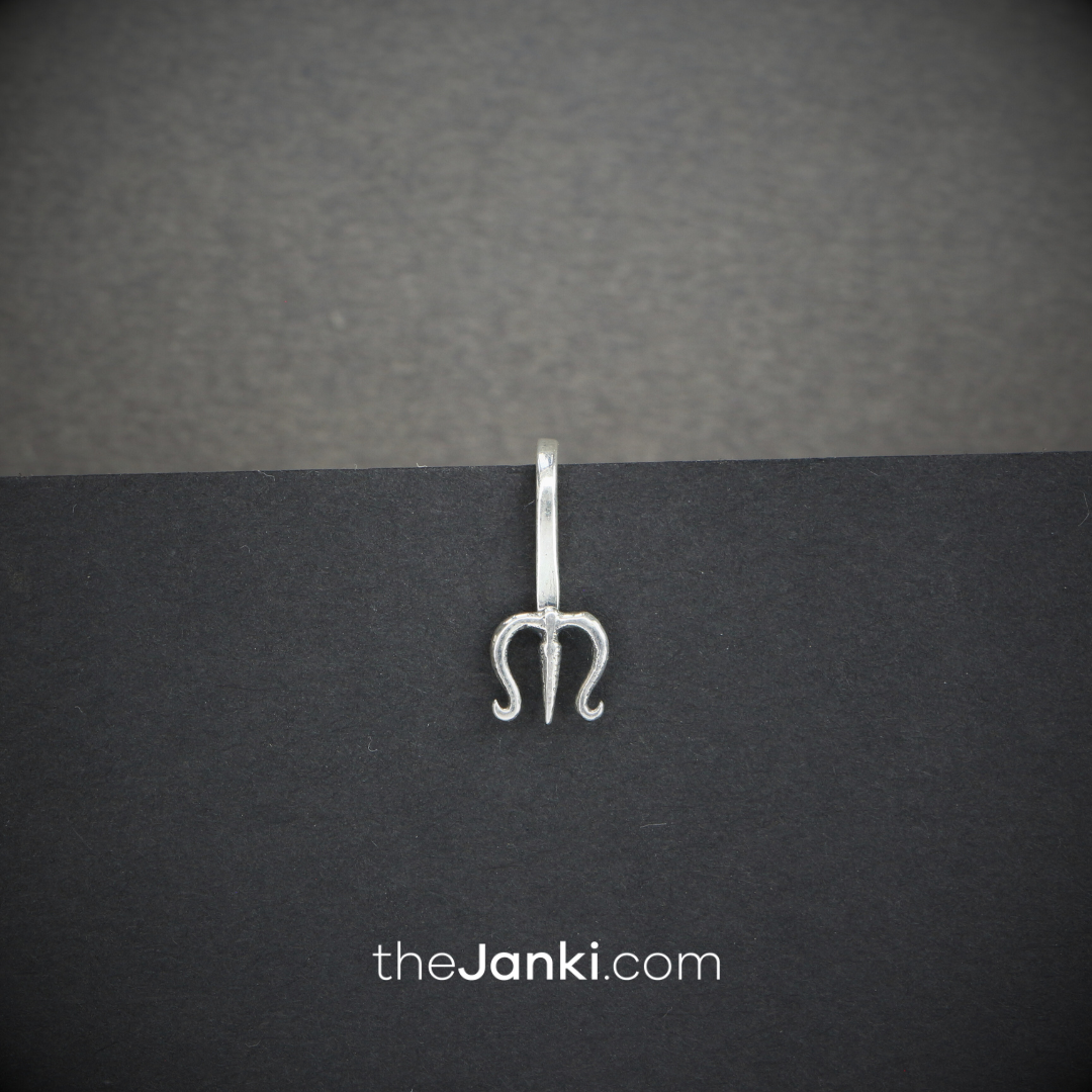 Janki Antique Trishul Nosepin