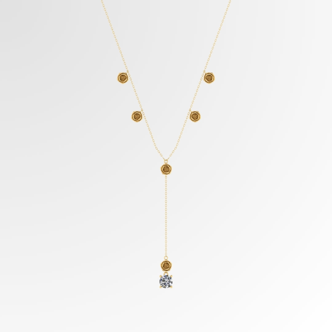 Forever Rose Y Necklace