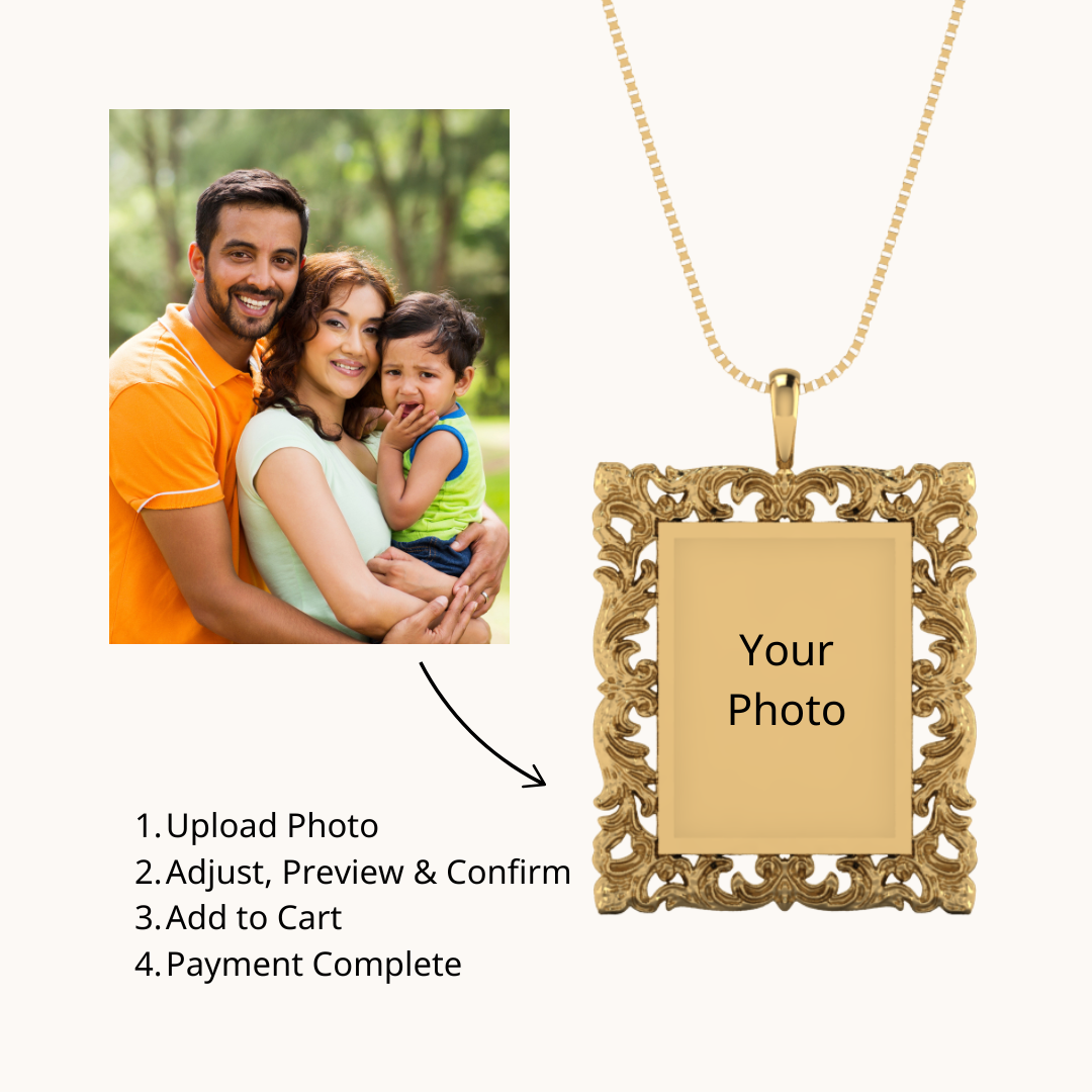 Victorian Keepsake Photo Pendant