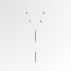 Dazzling Tubes Y Necklace