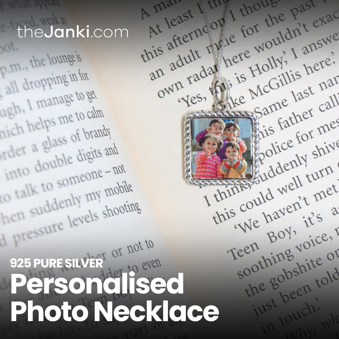 Personalise Happy Photo Necklace