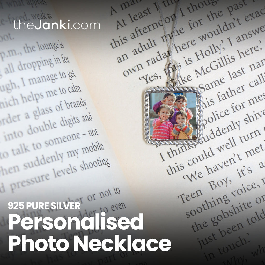 Personalise Happy Photo Necklace