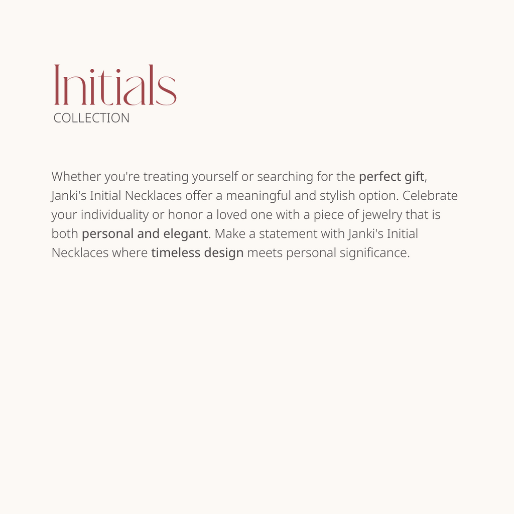 Dreamy Initial Necklace with chain ( A to Z Available)