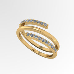 Vela Interlace Ring