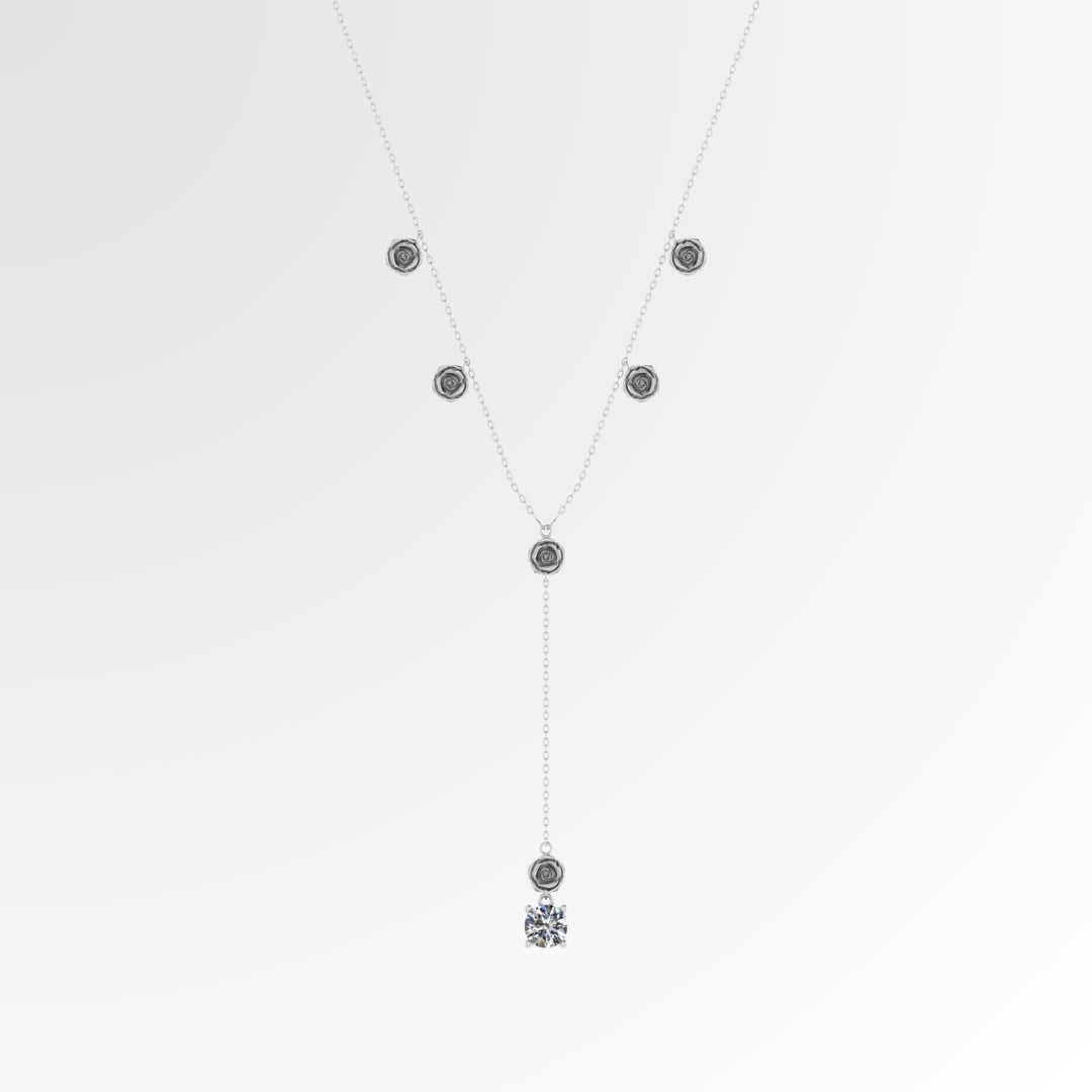 Forever Rose Y Necklace