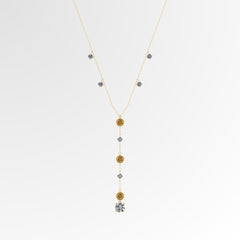 Dazzling Roses Y Necklace