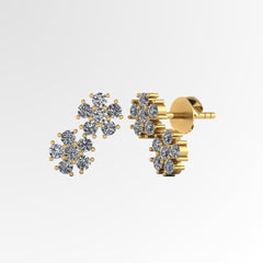 Double Flower Earrings