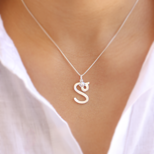 Joy Initial Necklace