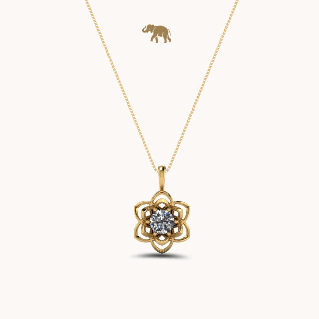 Regal Veil Necklace with chain