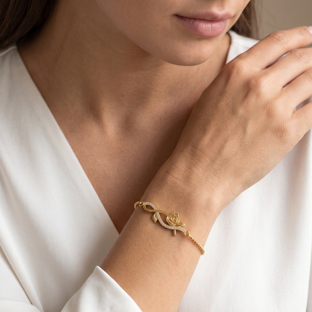 Rosé Infinity Bracelet