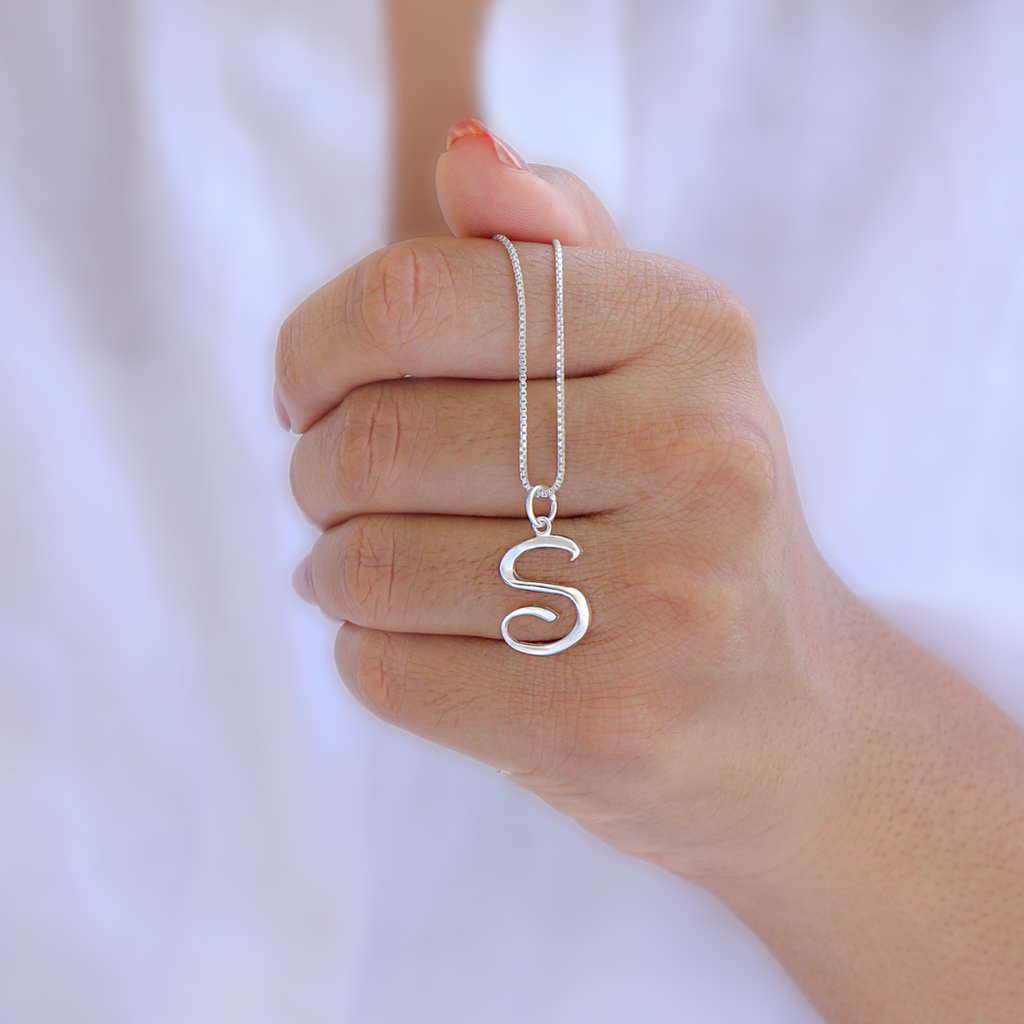 Dreamy Initial Necklace with chain ( A to Z Available)
